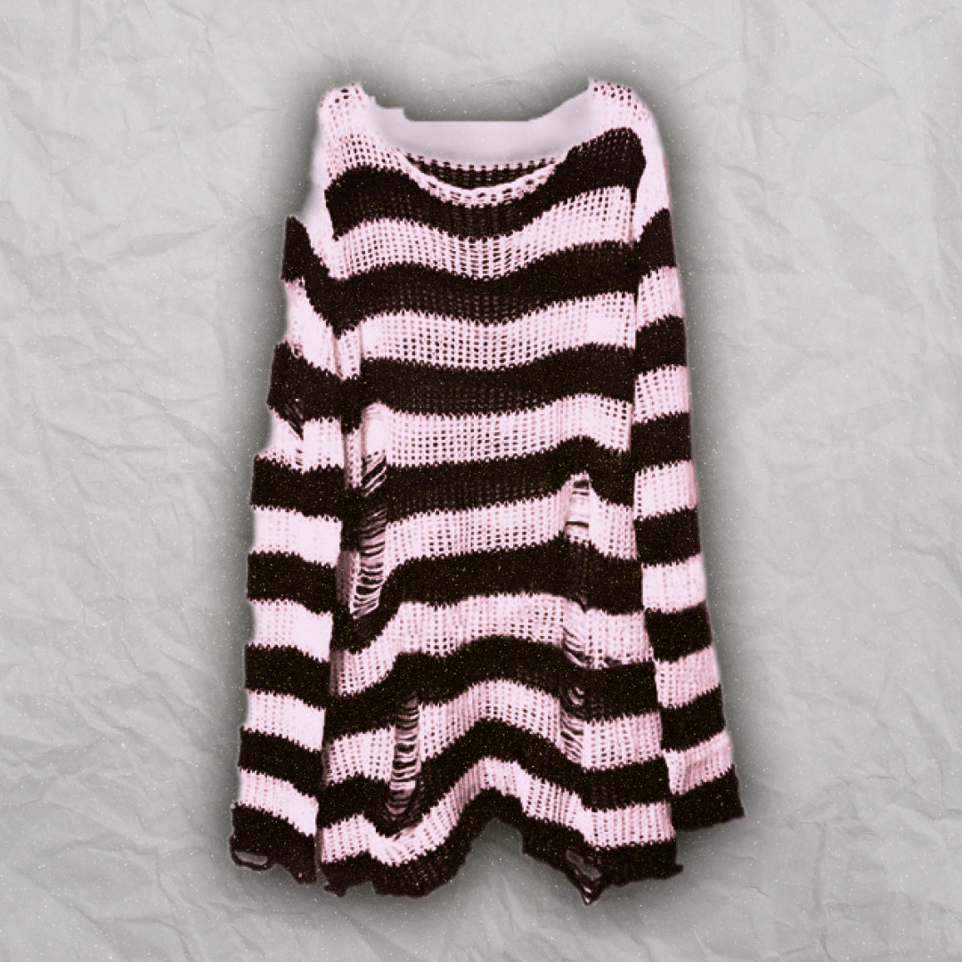 Rebel Threads Striped Sweater