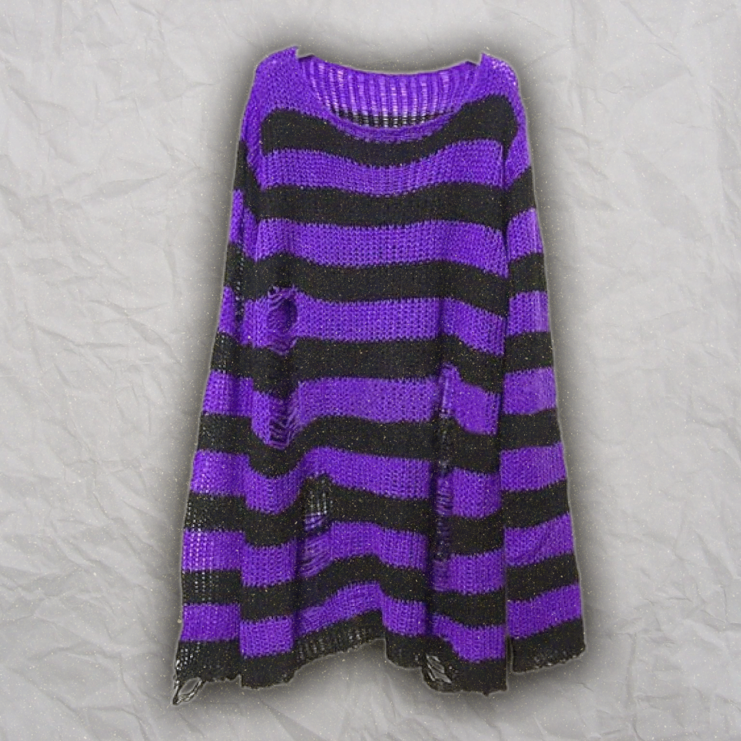 Rebel Threads Striped Sweater