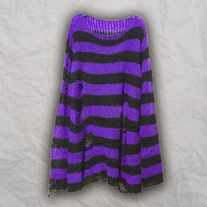 Rebel Threads Striped Sweater