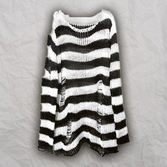 Rebel Threads Striped Sweater