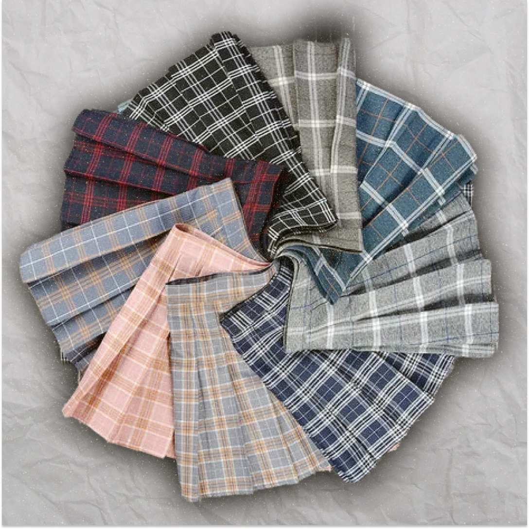 Kawaii Plaid Dreams Skirt