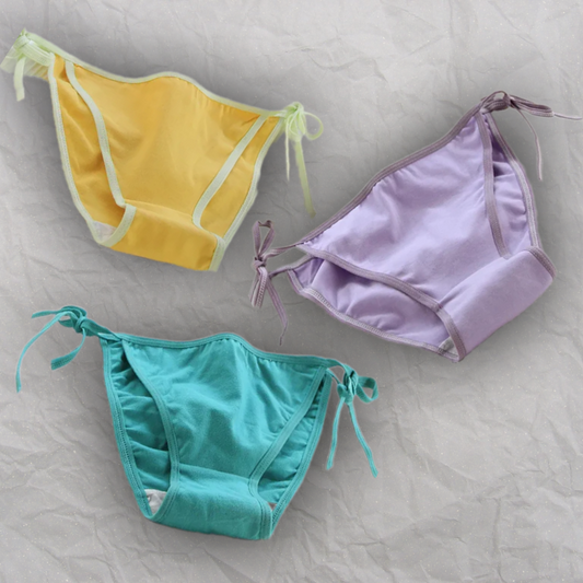 Pure Whimsy Lace-Up Briefs