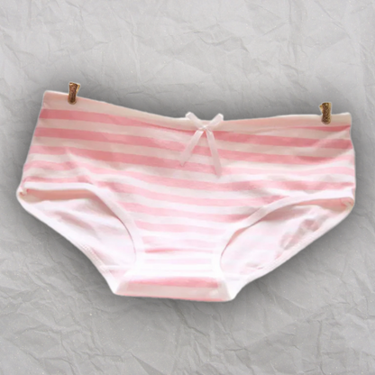 Pink Stripe Sweetheart Thongs