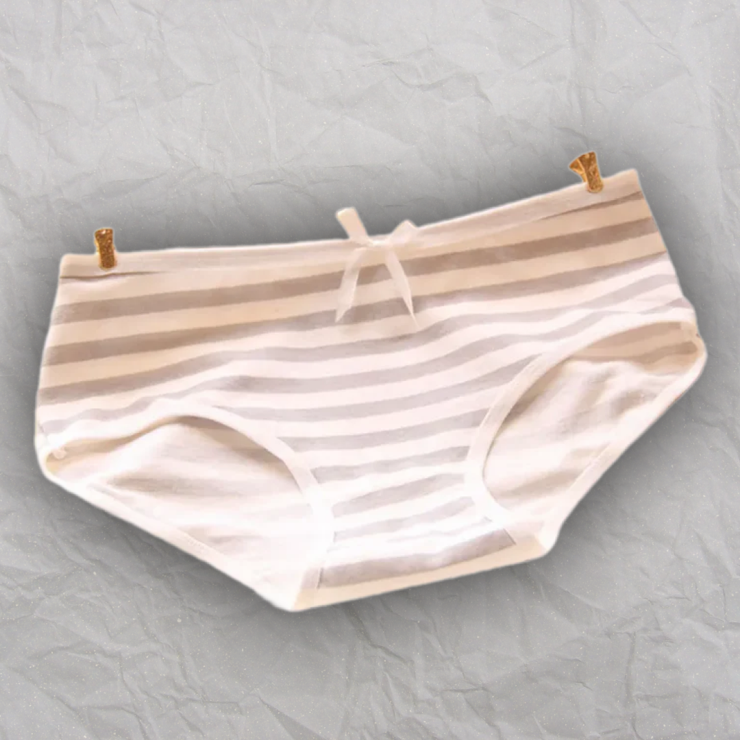 Pink Stripe Sweetheart Thongs