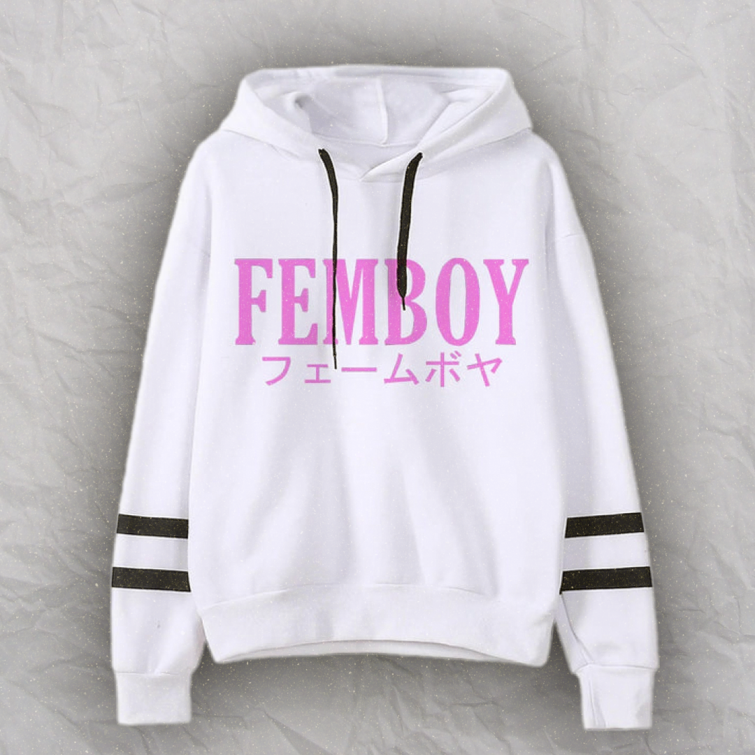 Femboy フェームボイ Sudadera con capucha