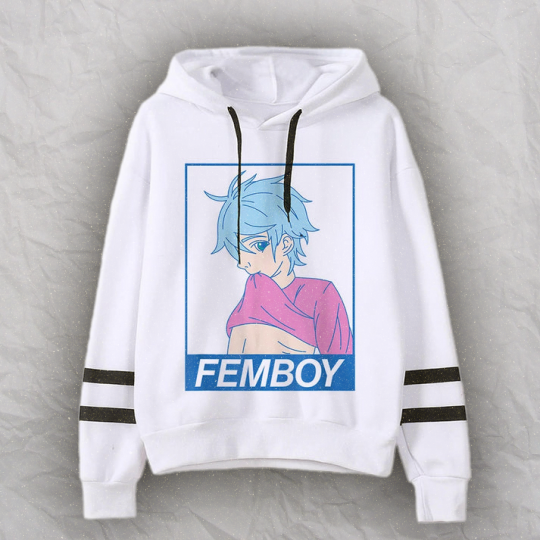 Beiß mich Femboy Kapuzenpullover