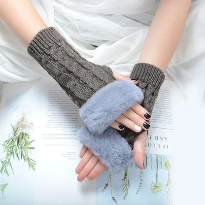 CozyKnit Fingerlose Handschuhe