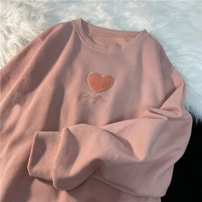 Blush Meadow Embroidered Sweatshirt