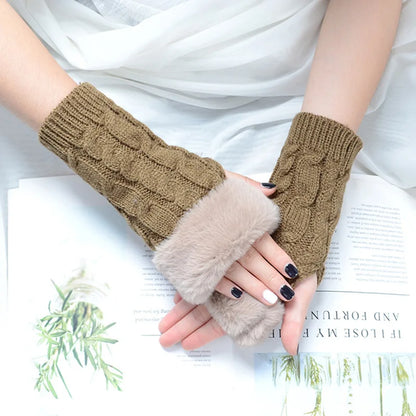 CozyKnit Fingerlose Handschuhe