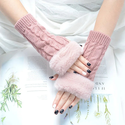 CozyKnit Fingerless Gloves