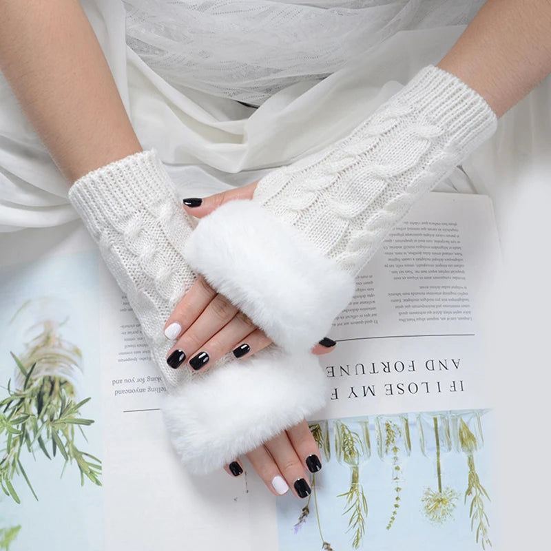 CozyKnit Fingerless Gloves