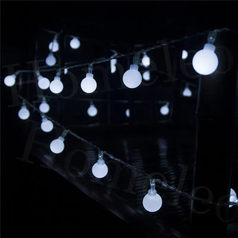 LumiGlow LED Ball String Lights