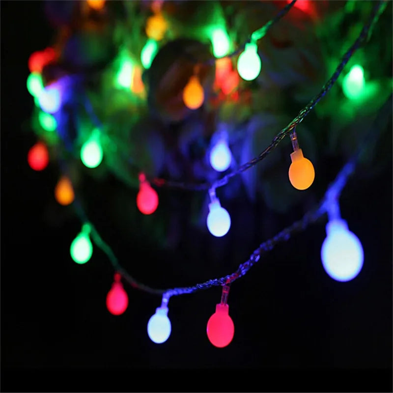 LumiGlow LED Ball String Lights