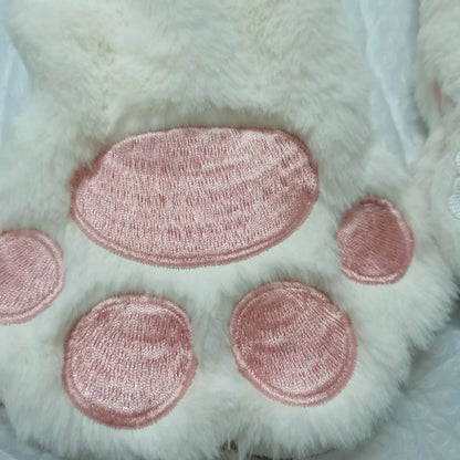 Purrfectly Cozy Cat Paw Scarf