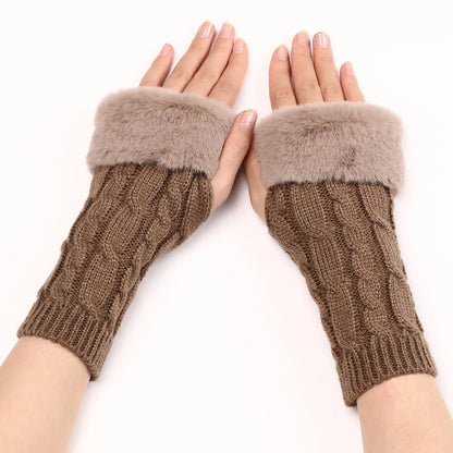 CozyKnit Fingerlose Handschuhe