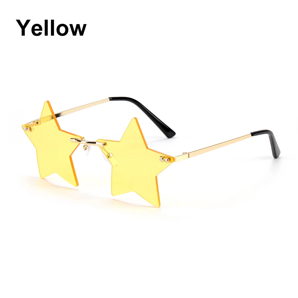 Gafas de sol con forma de estrella estelar