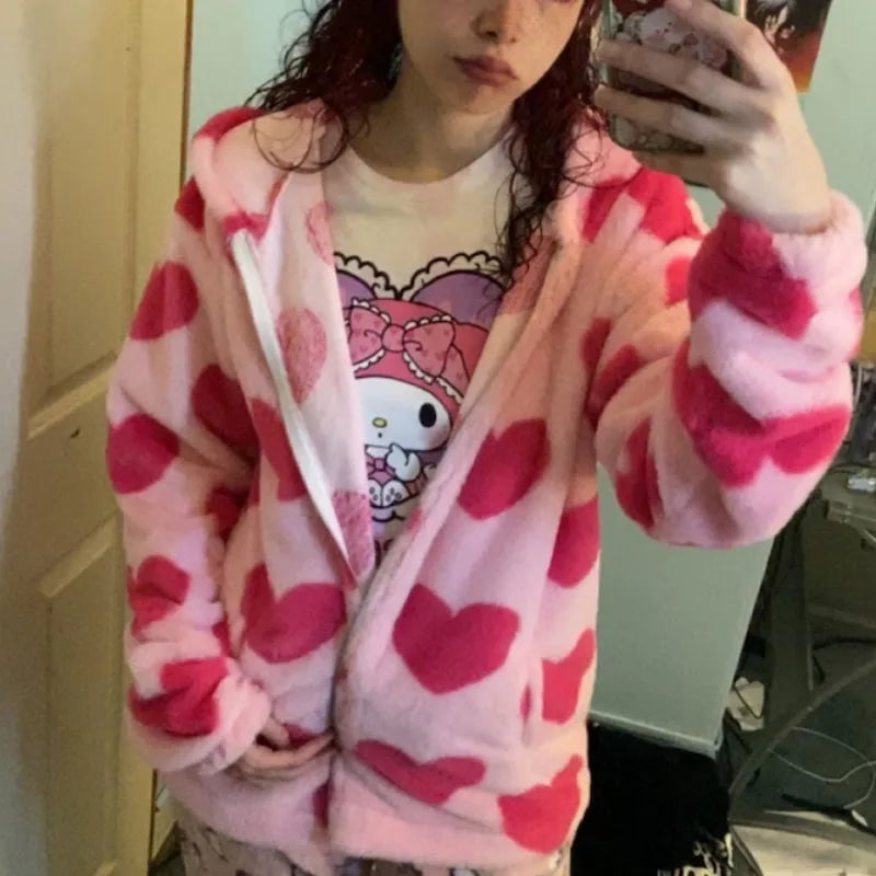 Lover’s Cloud Plush Hoodie