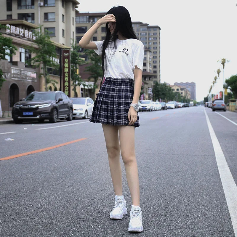 Kawaii Plaid Dreams Skirt