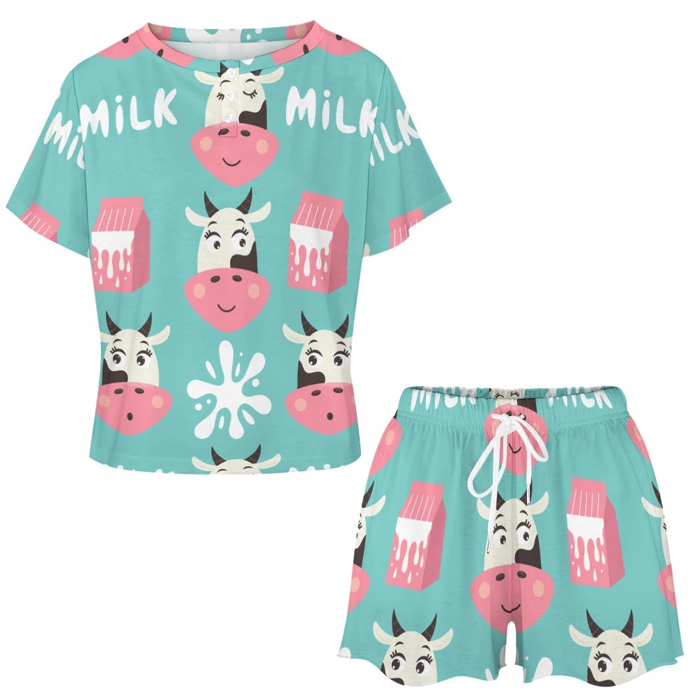 Moo-dorables Sommer-Pyjama-Set 🐄