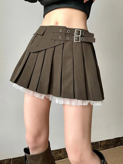 Pastel Rebellion Pleated Skirt