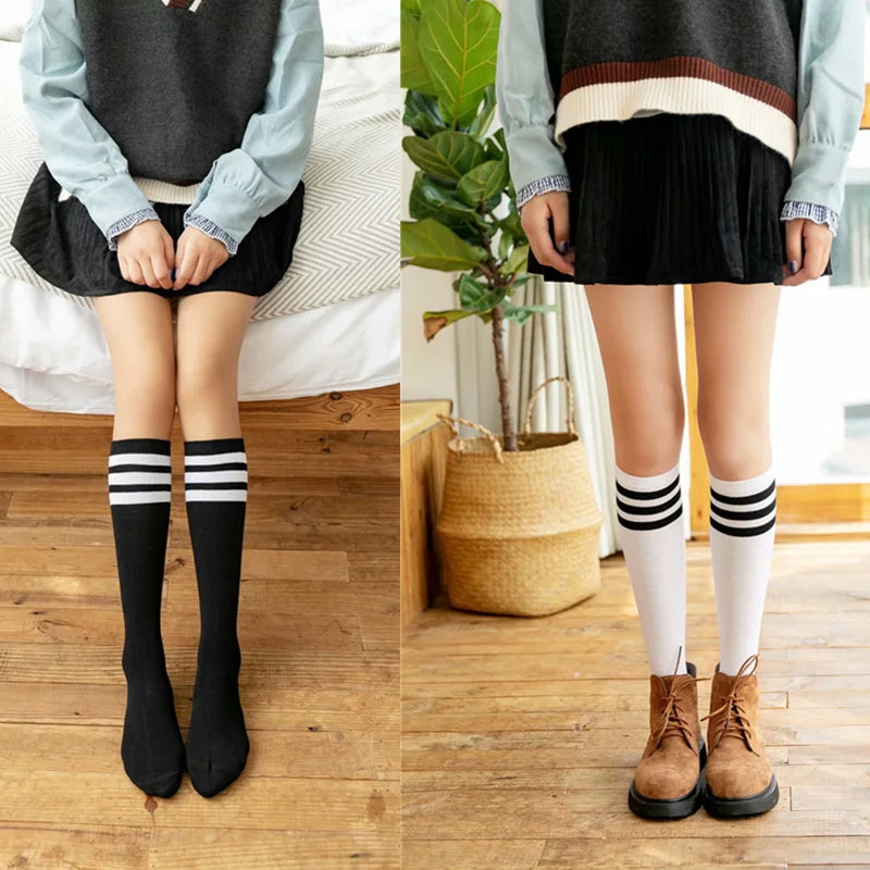 Lolita Dream Striped Knee Socks