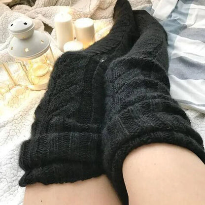 Cozy Charm Mohair Leg Warmers