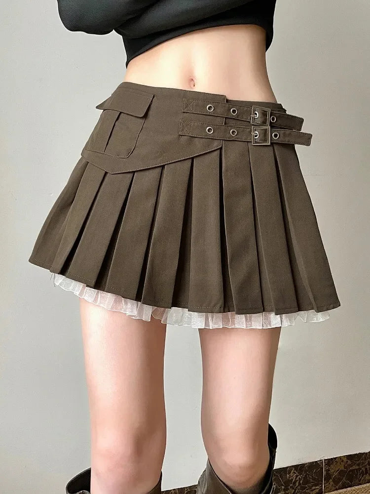 Pastel Rebellion Pleated Skirt