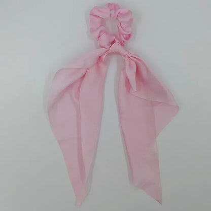 Silky Bow Ribbon Scrunchie