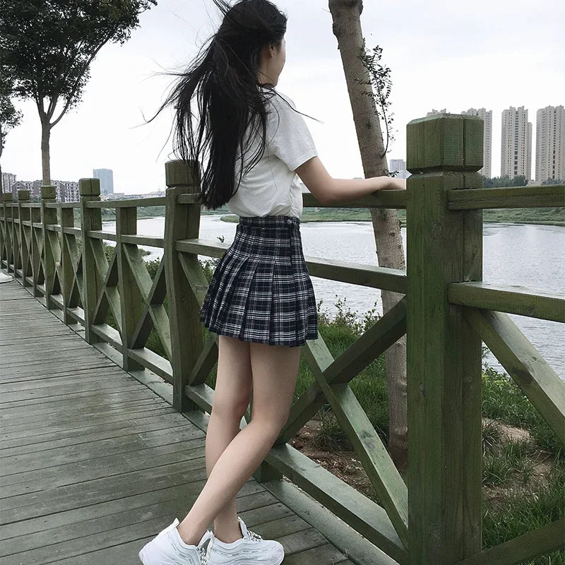 Kawaii Plaid Dreams Skirt