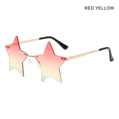 Gafas de sol con forma de estrella estelar