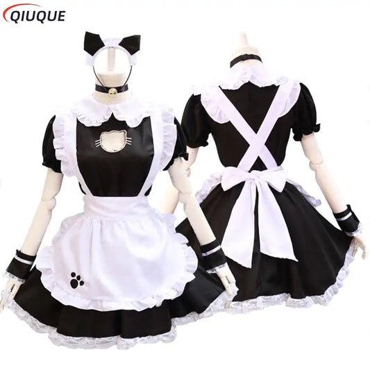 Vestido de mucama de gato lolita de Midnight Whiskers