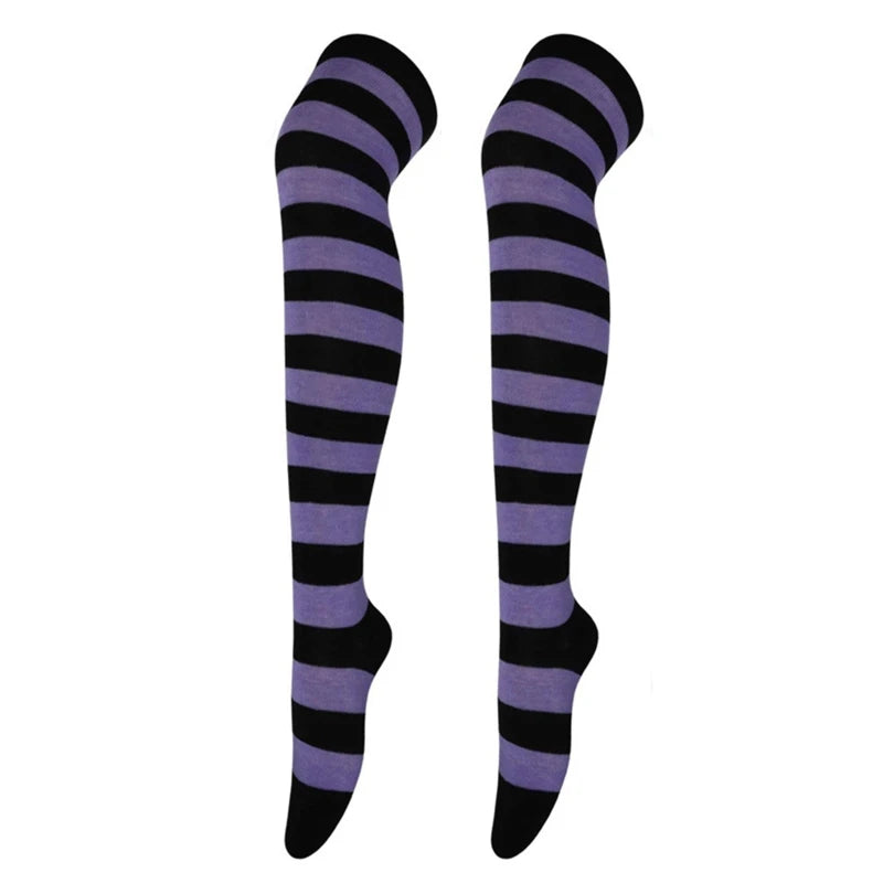 Femboyish Purple Guy Cosplay Thigh Highs