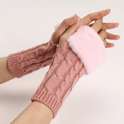 CozyKnit Fingerlose Handschuhe