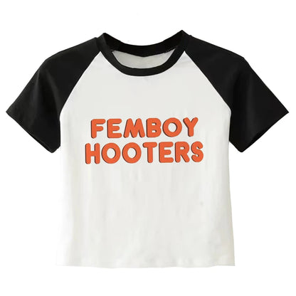 Femboy Hooters Crop Top