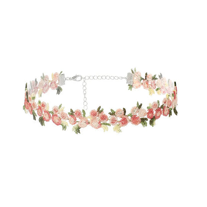 Floral Grace Lace Choker