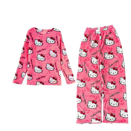 Y2K Hello Kitty Flannel Pajama Pants