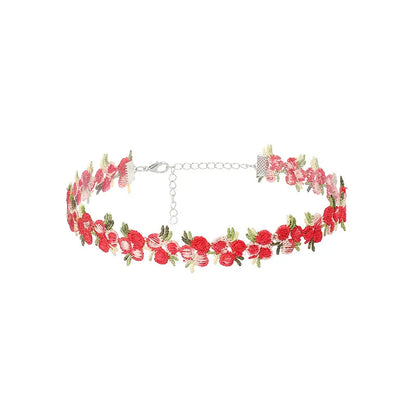 Floral Grace Lace Choker