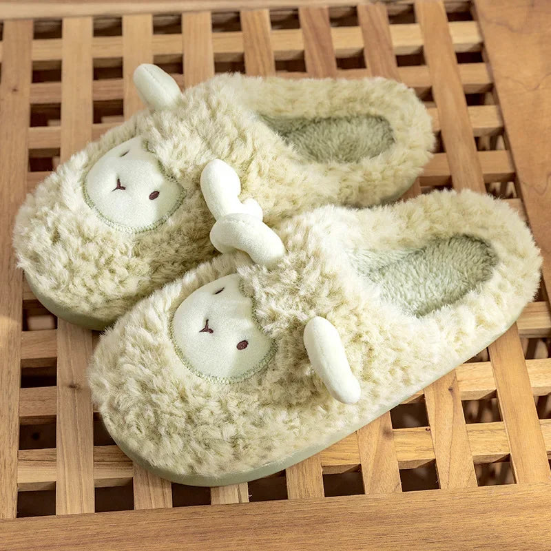 SnuggleSheep Plush Slippers