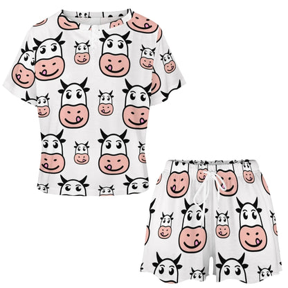 Moo-dorable Summer Pajama Set 🐄