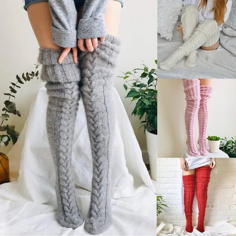 Cozy Charm Mohair Leg Warmers