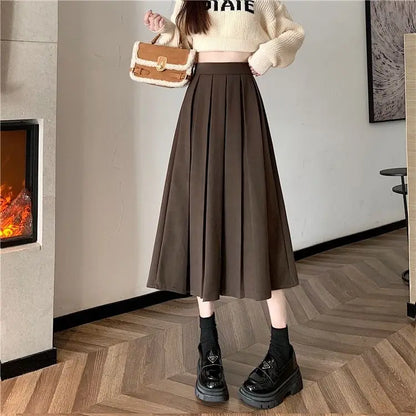 Mocha Grace Midi Skirt