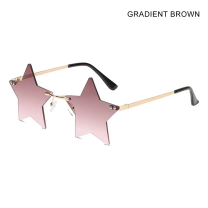 Gafas de sol con forma de estrella estelar