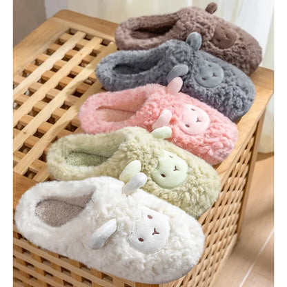 SnuggleSheep Plush Slippers