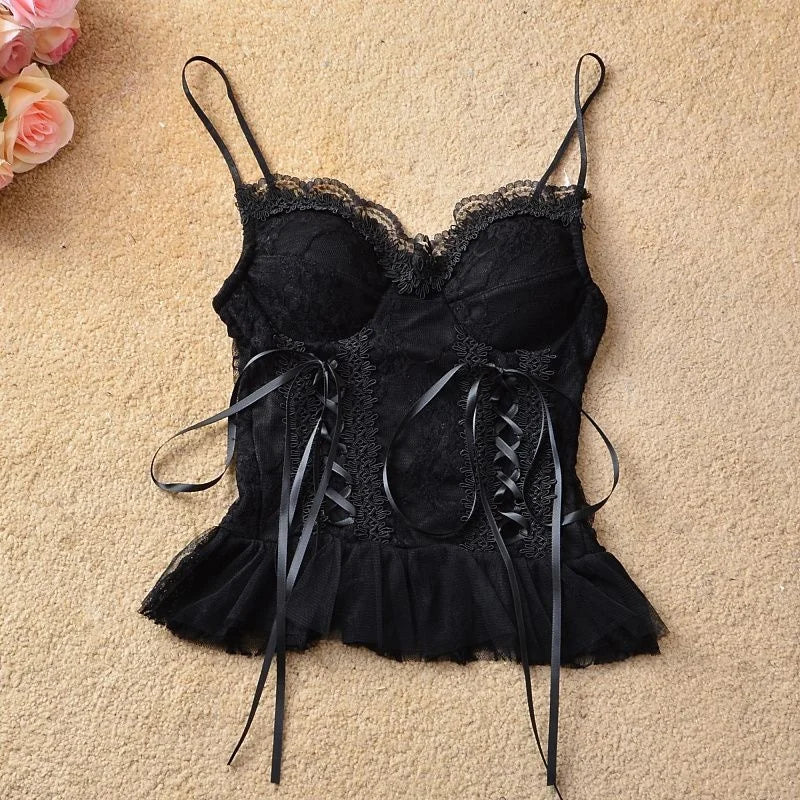 Shadow Lace Tutu Corset