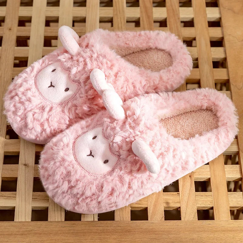 SnuggleSheep Plush Slippers