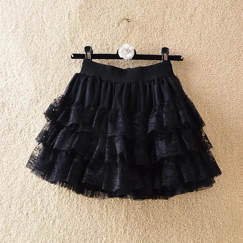 Shadow Lace Tutu Skirt