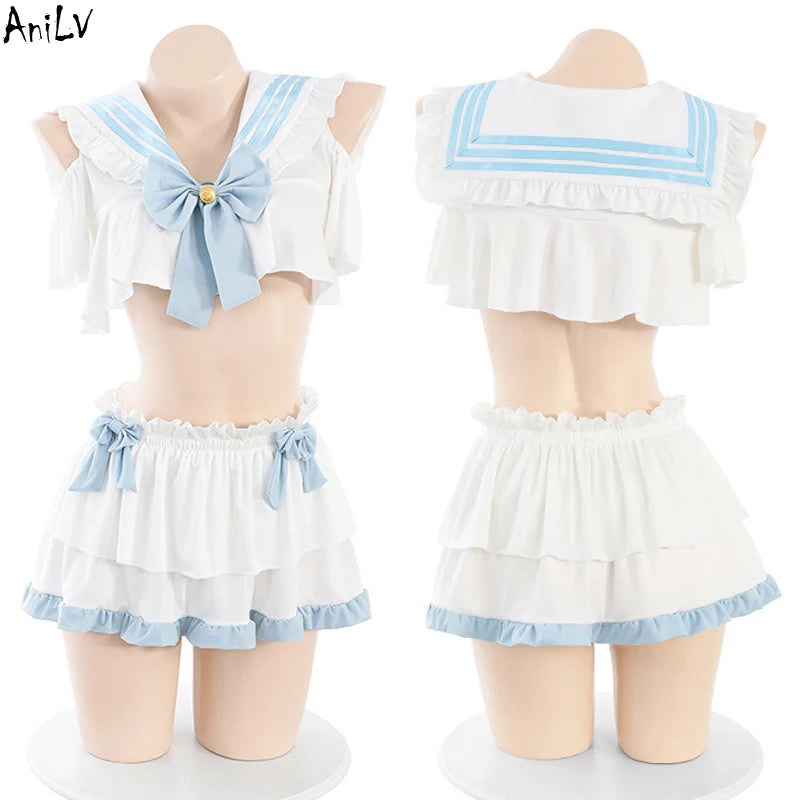 Sakura Charm Anime Lolita Sailor Set