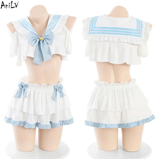 Sakura Charm Anime Lolita Matrosen Set