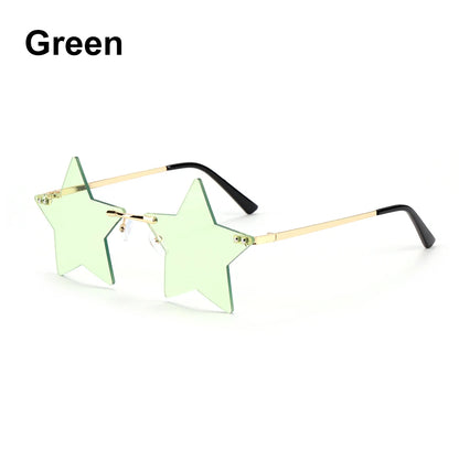 Gafas de sol con forma de estrella estelar