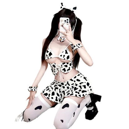 Conjunto de lencería Kawaii Moo-Chan